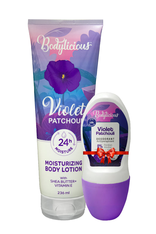 Violet Patchouli Body Lotion Bundle